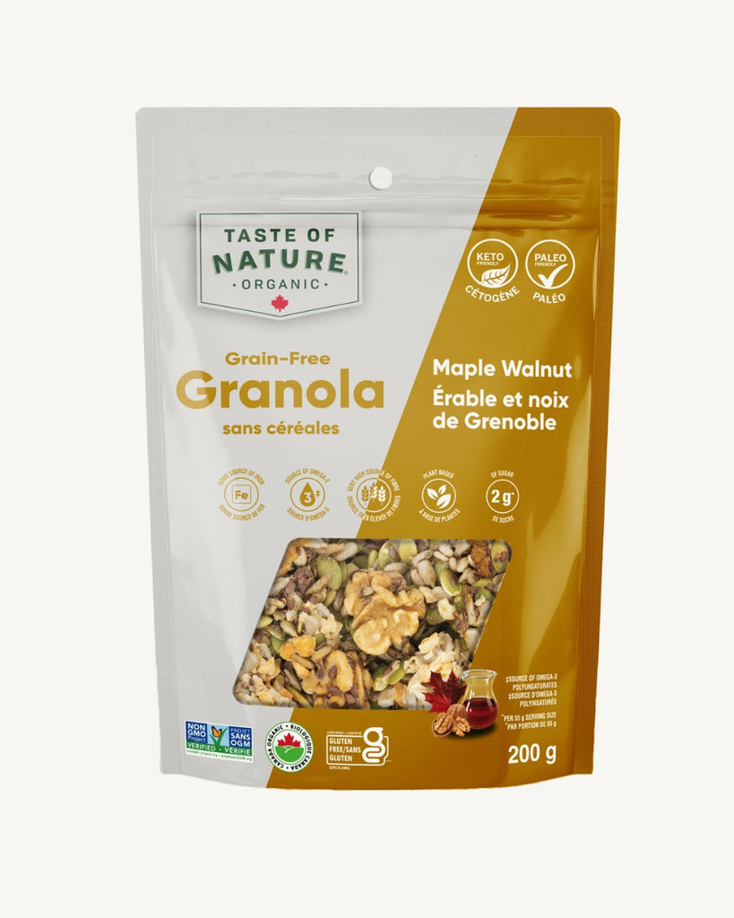 Organic Grain Free Granola Taste Of Nature Organic grain free granola taste of nature
